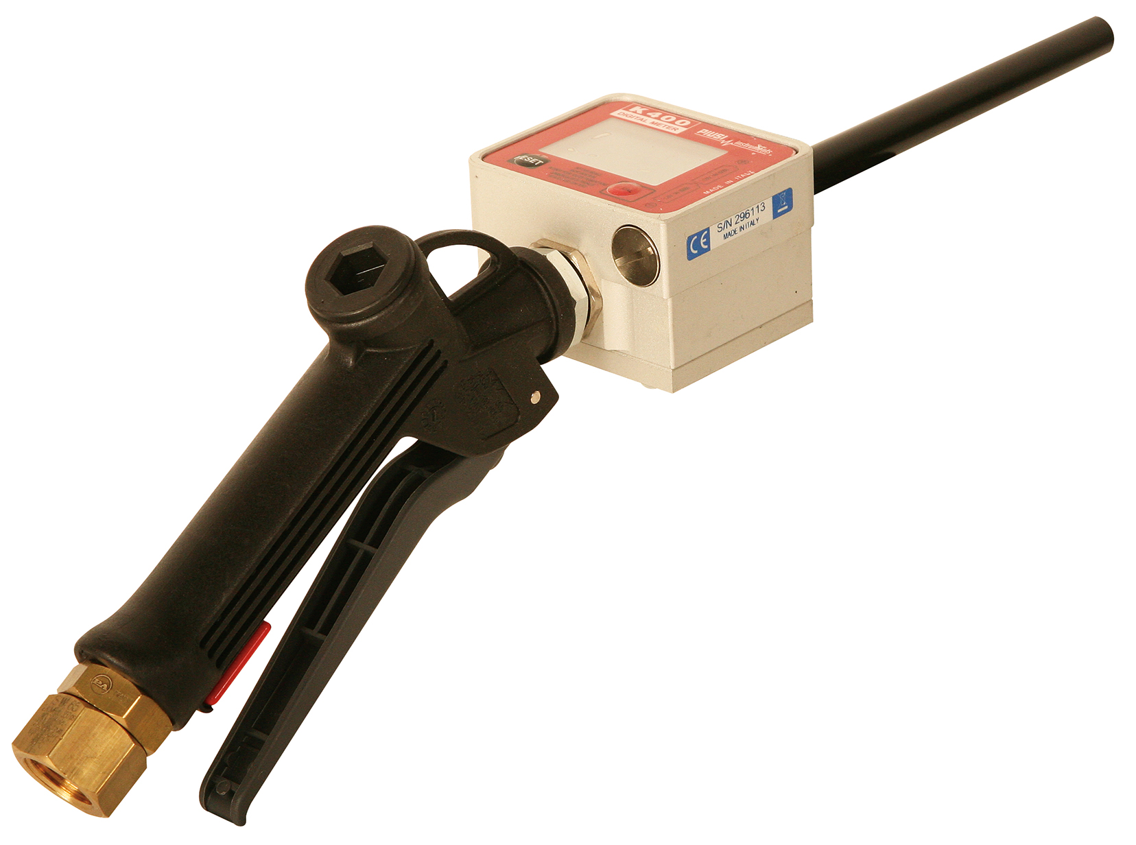 Fluid Control Handle with Electronic Digital Meter