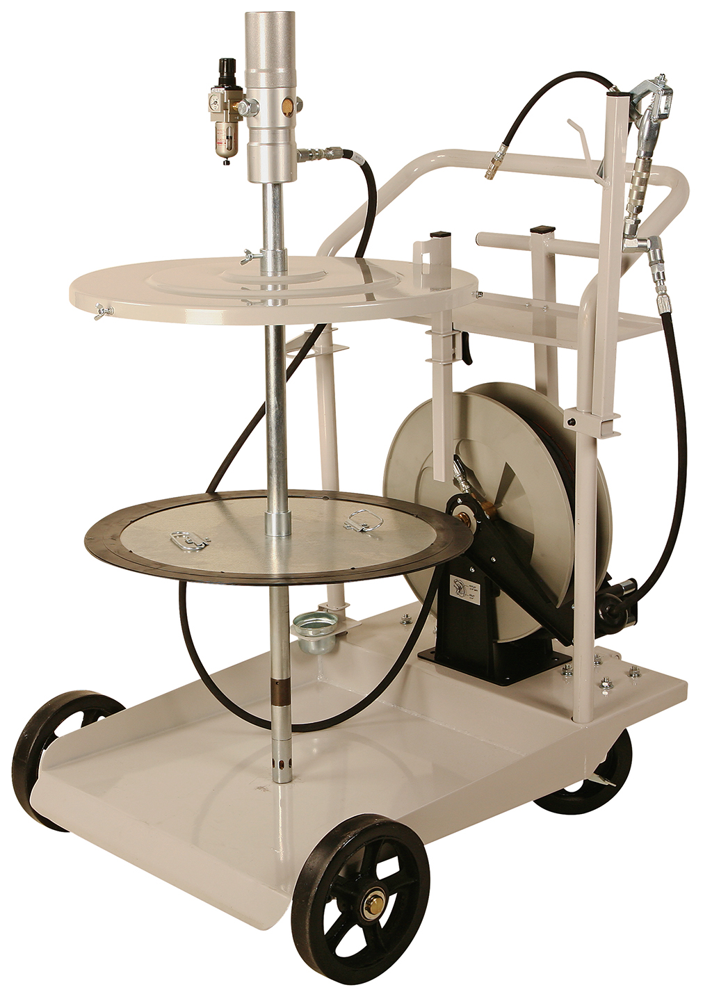 420 lb. Mobile Grease System w/ Cart & Reel