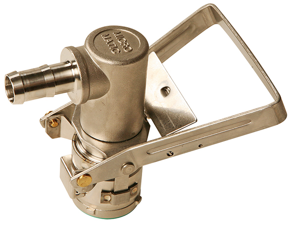 RSV Coupler Self Venting with 3/4” Hose Barb Connection