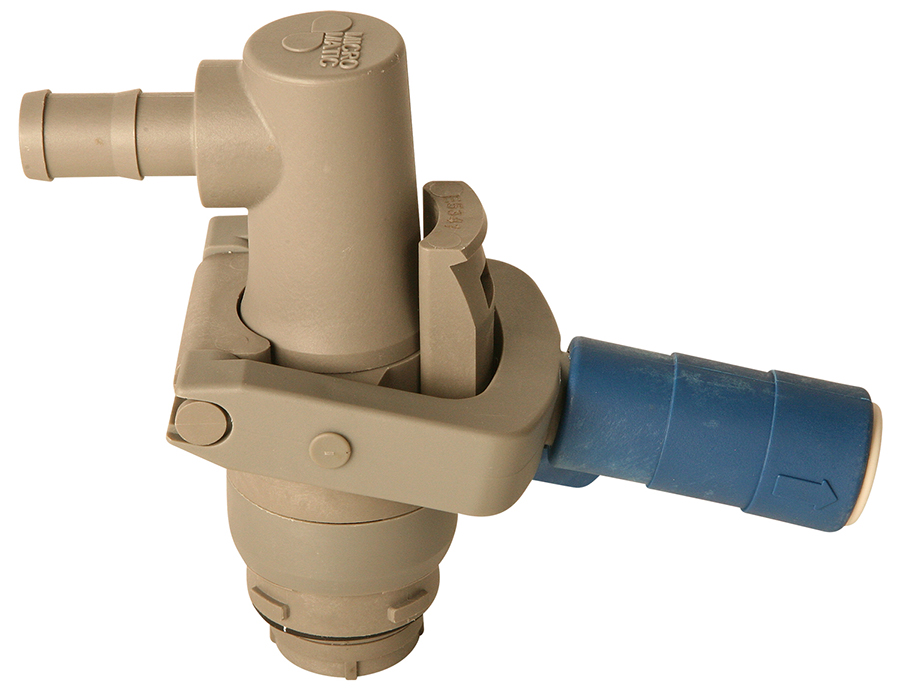 Closed 4 Pin Poly Coupler for Stainless RSV or Poly RPV Valves