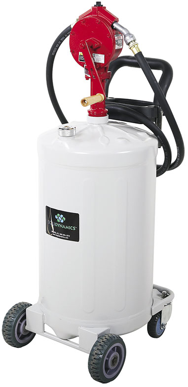 21 Gallon Mobile Oil Dispenser with Fill-Rite Rotary Hand Pump