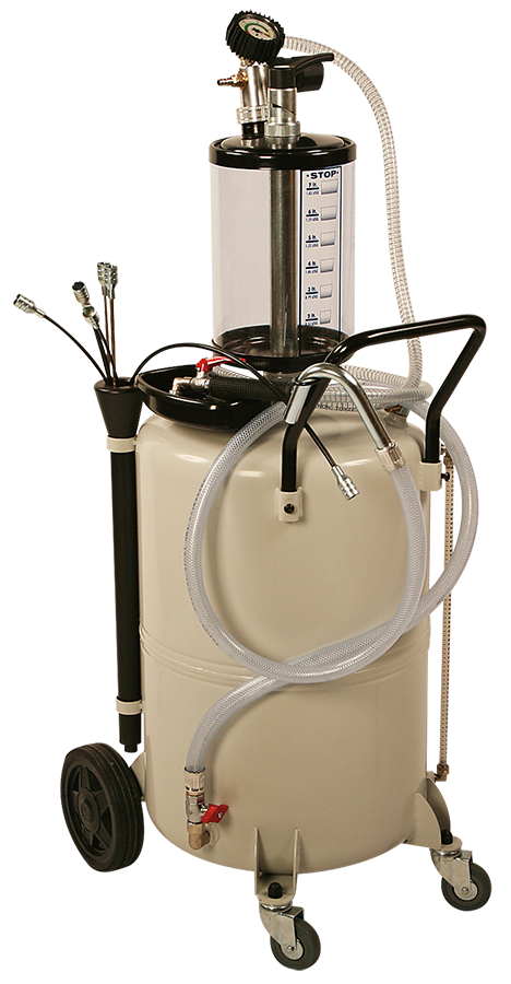 21 Gallon Capacity Fluid Extractor with 2 Gallon Transparent Bowl