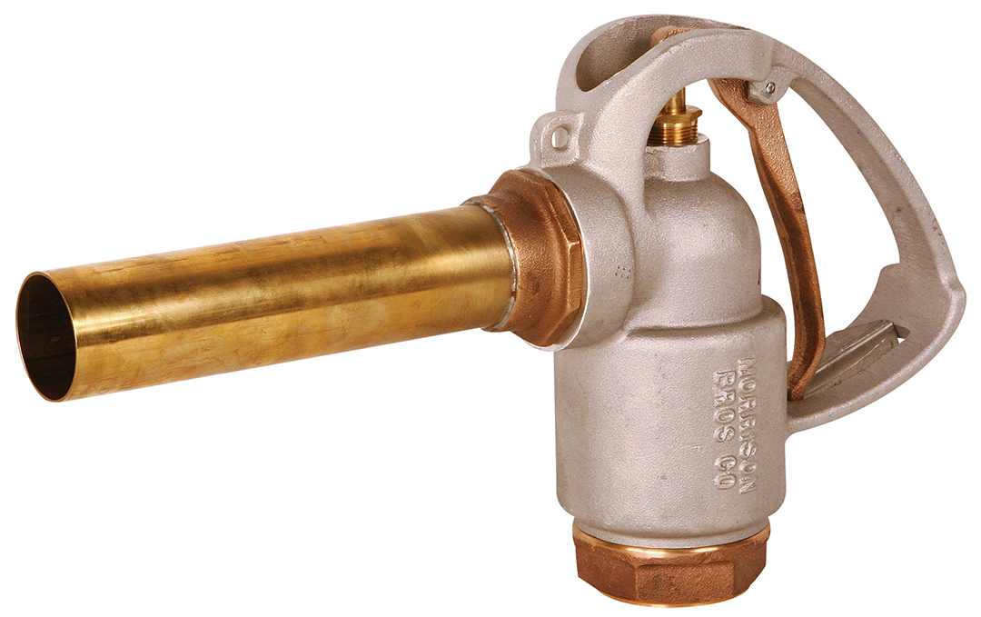 2” NPTF Manual shutoff nozzle 