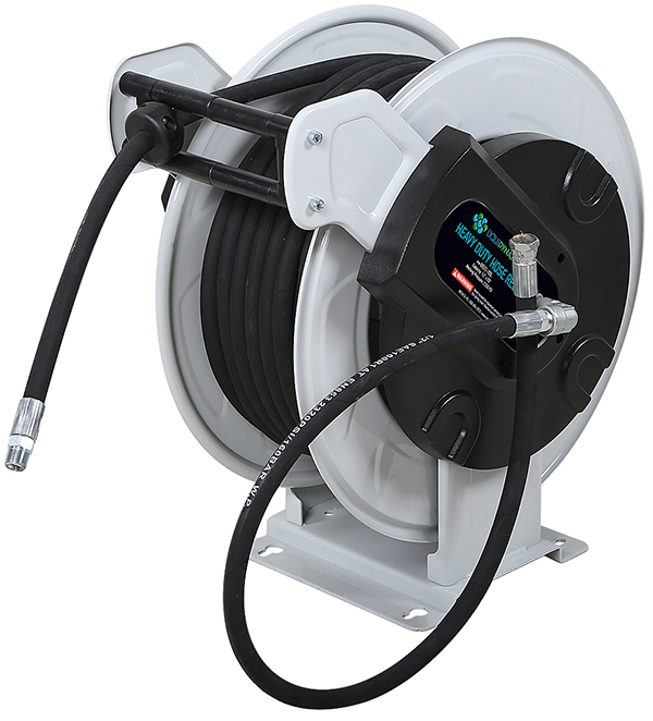 Spring Rewind Hose Reel – Large Capacity